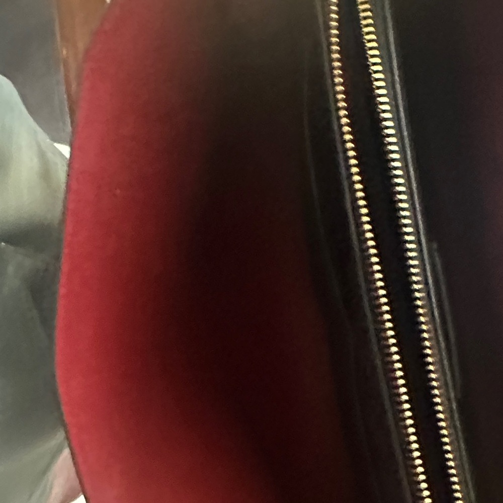 Coach Black Leather Tote - Picture 3 of 8